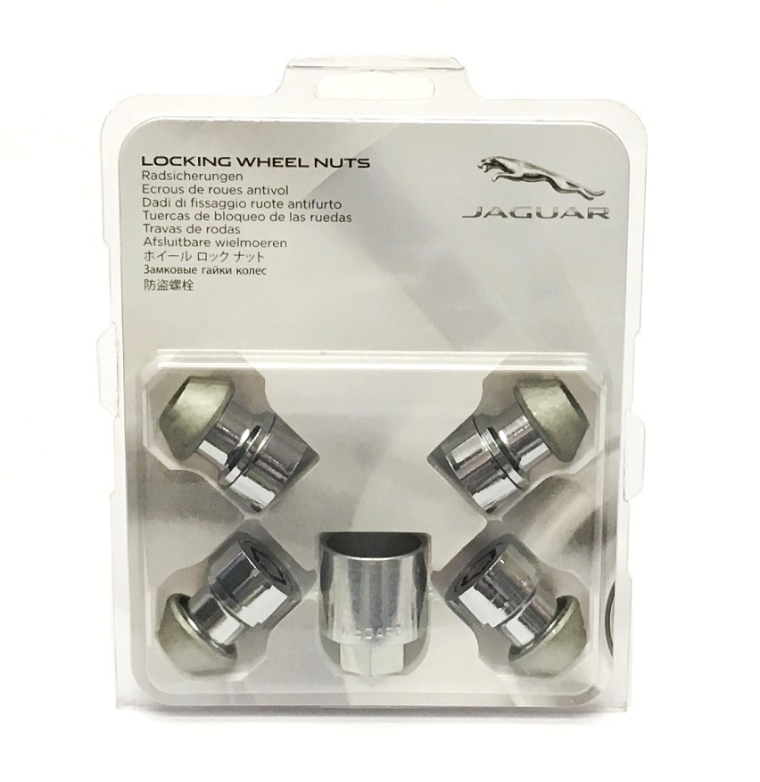 Precision 16 x Chrome Alloy Wheel Nuts and 4 x Locking Nuts for Ĵaguar XF with Aftermarket Alloy Wheels PN.SFP-16NM10+N10166