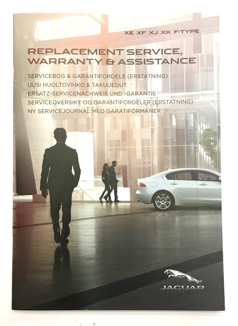 Jaguar Generic Replacement Car Service History Book New Handbook Blank B 