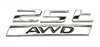 Badge "2.5T AWD"